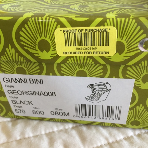 Gianni Bini Georgina black platform - Picture 5 of 6